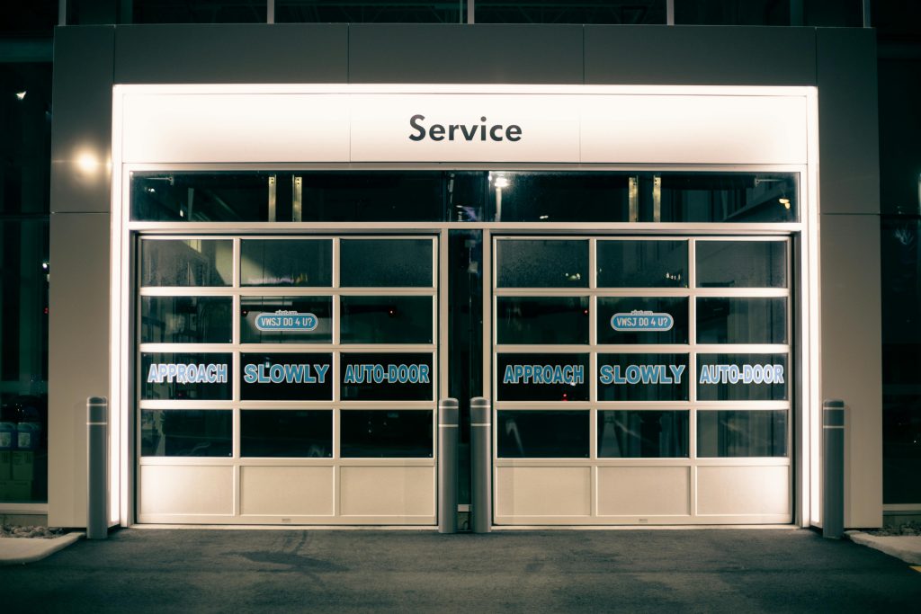 commercial automatic door